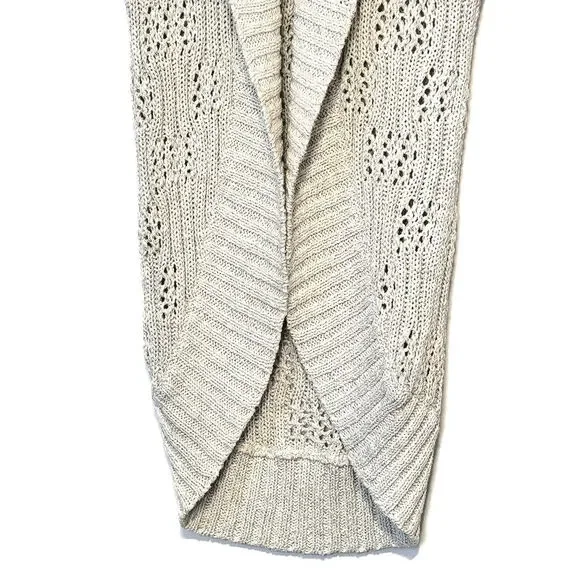 Alice + Olivia Cream Open-Knit Cardigan - Picture 7 of 15